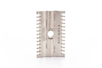 1930's Gillette NEW Long Comb Common Bar Handle Safety Razor | Factory Nickel Revamp
