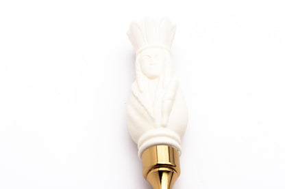Evans | Gold Double Edge Safety Razor With Queen Sculpted Handle