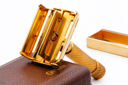 1940's Gillette British Aristocrat No 16 Set 24K Revamp
