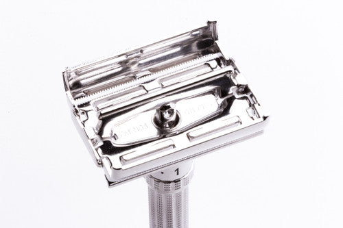 1964 J4 Gillette Slim Adjustable Double Edge Safety Razor | Rhodium Revamp