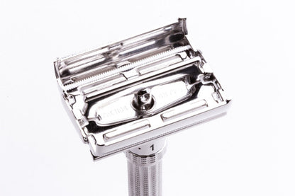 1964 J4 Gillette Slim Adjustable Double Edge Safety Razor | Rhodium Revamp