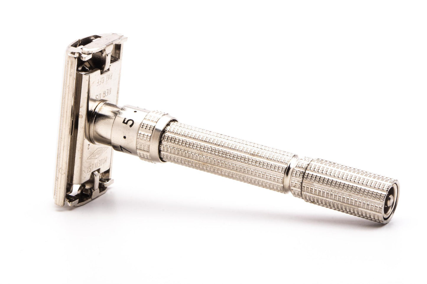 1965 K2 Gillette Slim Adjustable Double Edge Safety Razor  | Original Condition