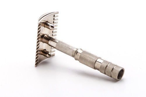 Vintage 1940's Cosmo Travel Three Piece Open Comb Saftey Razor | Germany