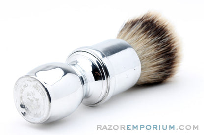 Dubl Duck Vintage Shave Brush High Mountain White Luxury Badger Revamp