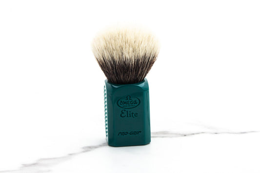 Omega | Pro Grip Elite Synthetic Fiber Shaving Brush MB1948/VE - Medium