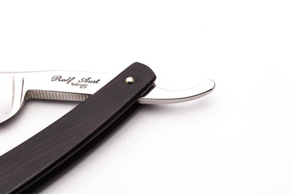 7/8" Ralf Aust American Tip  Straight Razor | African Blackwood Scales