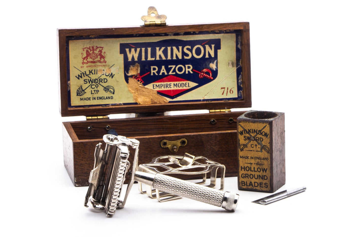 Wilkinson Sword Co. Empire Self Stropping Model Safety Razor Set | Original Condition