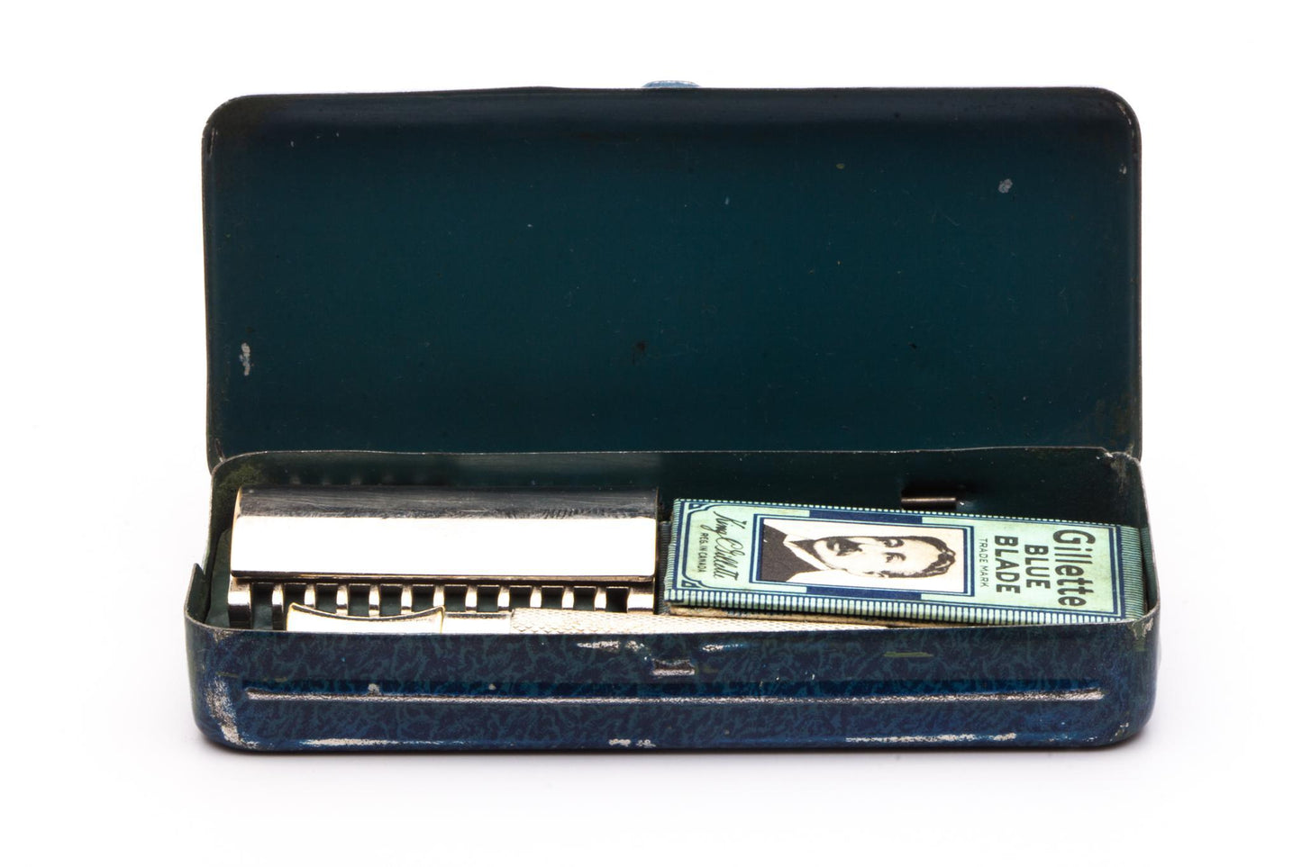 1936 Gillette NEW Long Comb Double Edge Safety Razor Set | Original Condition