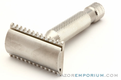 Above the Tie Atlas 2015 R2 Stainless Steel Safety Razor