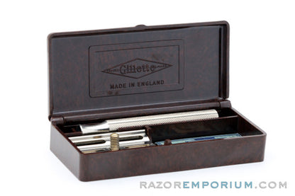 1940's Gillette British Thin Handle Tech Varient Set