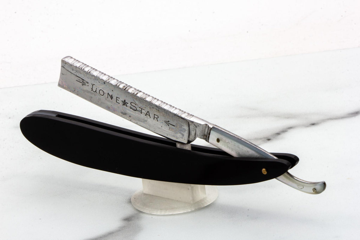 5/8" Vintage Restored W.R. Case & Sons Lone Star Straight Razor