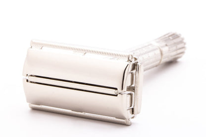 1955 A2  Gillette Flare Tip Super Speed Safety Razor | Factory Nickel Revamp