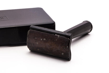 1940's Clix Double  Edge Safety Bakelite Razor Set | Original Condition