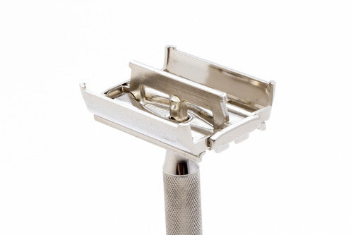 1954 Z4 Gillette Super Speed Double Edge Safety Razor | Factory Nickel Revamp