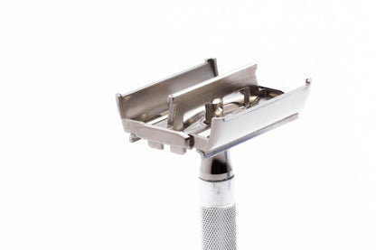 1951 W4 Gillette Black Tip Super Speed Double Edge Safety Razor Set | Original Condition