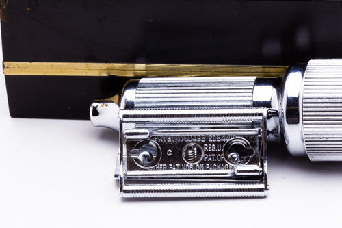 1940s Stahly Live Blade Wind-Up Vibrating DE Safety Razor Set – Razor ...