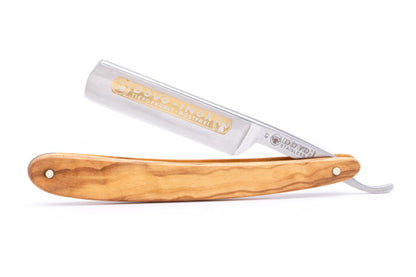 5/8" Dovo 'INOX' Olive Wood Straight Razor | Used With Case