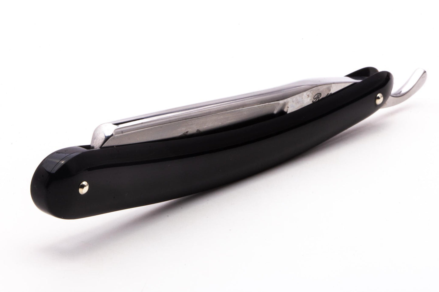 6/8" Ralf Aust Round Tip Hollow Ground Straight Razor | Acrylic Scales