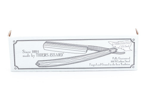 5/8" Thiers-Issard Evide Sonnant Extra Straight Razor | Black Resin