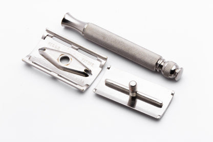1950's Gillette Ball End Tech DE Razor | Electro Etched Logo