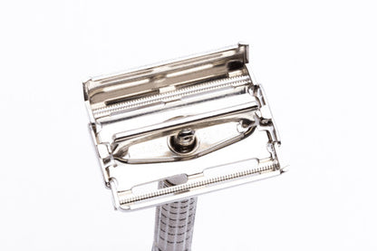 1963 Gillette Regular Flare Tip DE Super Speed Factory Nickel Revamp