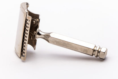 Ever Ready 1912 Style Single Edge Safety Razor | Metal Case & Blade Bank