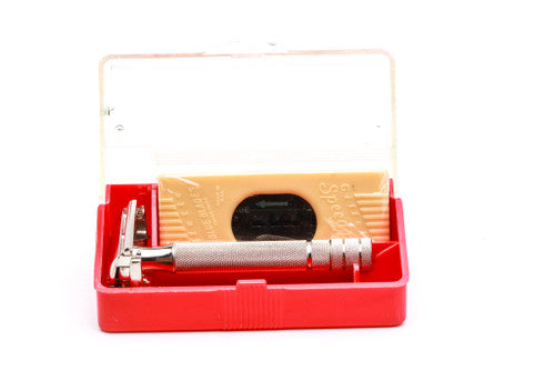 1940's Gillette TTO Super Speed Double Edge Safety Razor with Original Box and Blade Bank