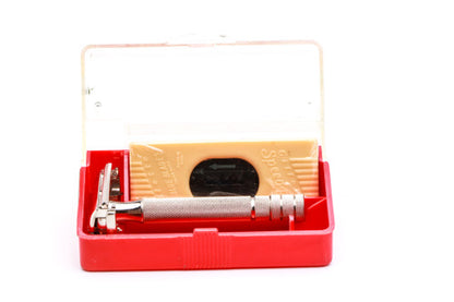1940's Gillette TTO Super Speed Double Edge Safety Razor with Original Box and Blade Bank