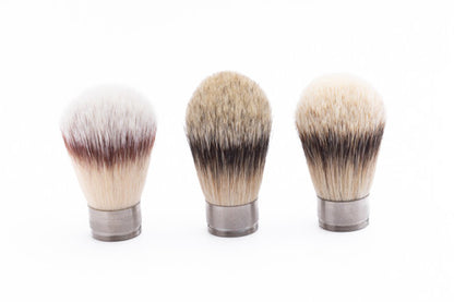 REX Supply Co. Deco Stainless Steel Shaving Brush