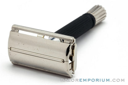 1968 N2 Gillette Black Handle Super Speed Safety Razor N2