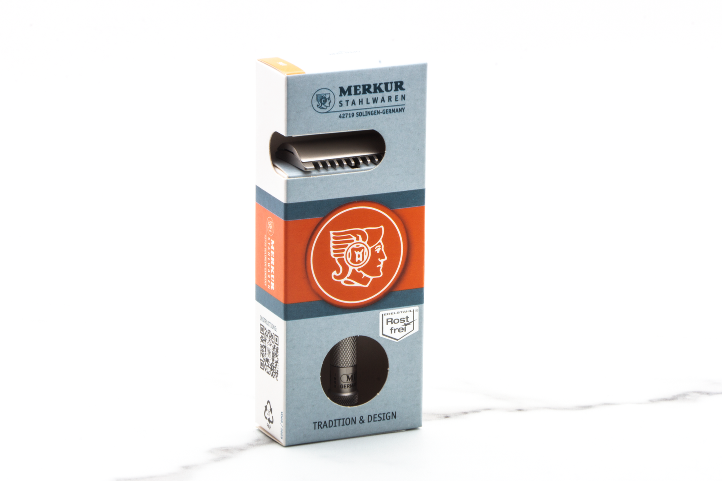 Merkur | 25 INOX Long Handle Double Edge Safety Razor