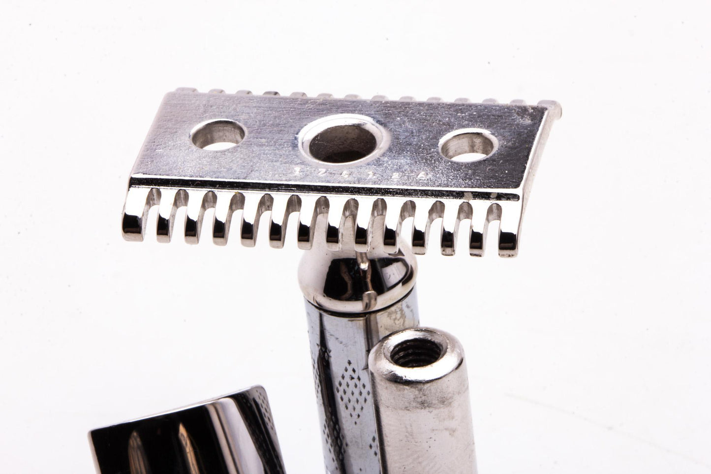 1922 Gillette New Improved Standard Richwood Double Edge Safety Razor | Rhodium Revamp