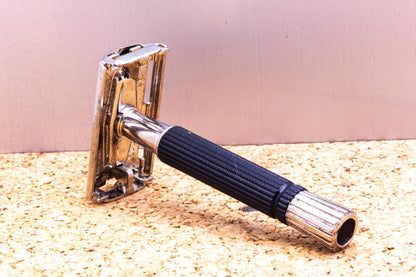 1971 R3 Gillette Black Handle Super Speed Safety Razor | Original Condition