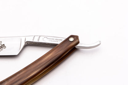 6/8" Thiers-Issard Medaille d'Or Alger Straight Razor | Blond Horn
