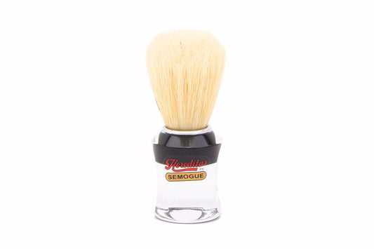 Semogue 610 Black Pure Boar Bristle Brush in Acrylic Handle