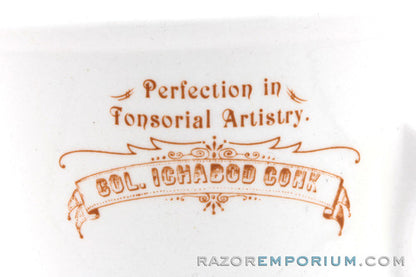 Colonel Ichabod Conk Ceramic Shaving Scuttle