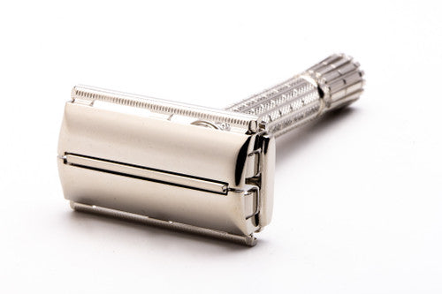 1960 F2 Gillette Flare Tip Super Speed Double Edge Safety Razor | Factory Nickel Revamp