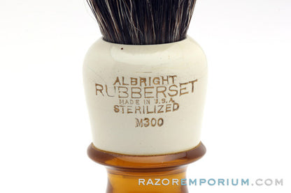 Albright Rubberset Revamped Pure Badger Shaving Brush