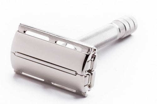 1941 Gillette Ranger Tech TTO DE Safety Razor | Factory Nickel Revamp