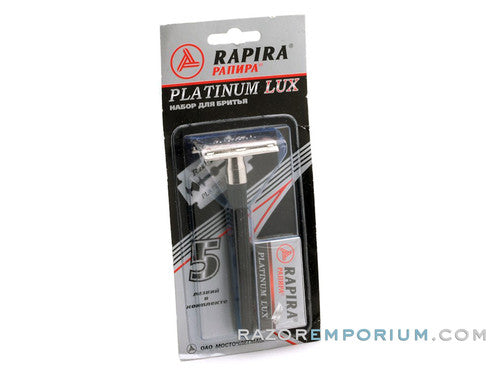Rapira Platinum Lux Double Edge Safety Razor