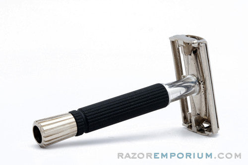 1968 N2 Gillette Black Handle Super Speed Safety Razor N2