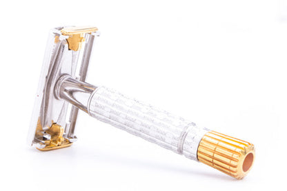 1958 D4 Gillette Super Speed Red Tip DE Safety Razor | Prospector Edition