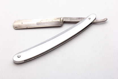 5/8" Geneva Cutlery Co. Classics on Clearance Straight Razor With Steel Scales