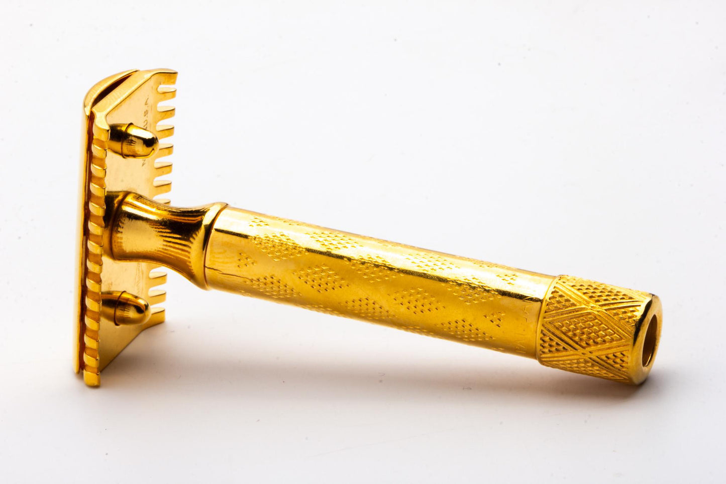 1925 Gillette New Standard Double Edge Safety Razor Set | 24K Gold Revamp
