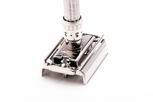 1962 H3 Gillette Slim Adjustable Double Edge Safety Razor | Rhodium Revamp