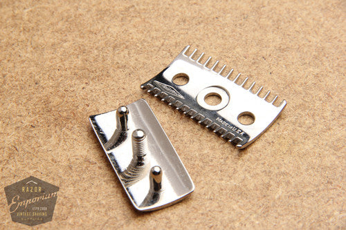 Gillette 1910's Old Type Cap & Guard ** Nickel REVAMPED – Razor Emporium