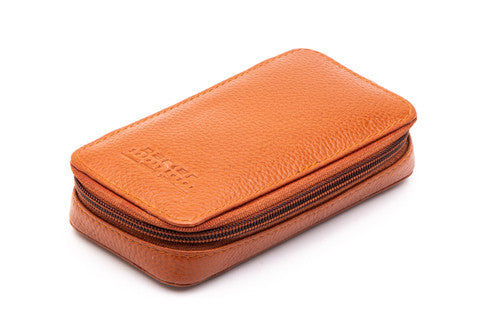 Parker Leather Wallet Size Safety Razor Travel Case LP4