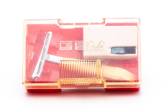 1940's Gem G-Bar Single Edge Razor Set | Original Condition