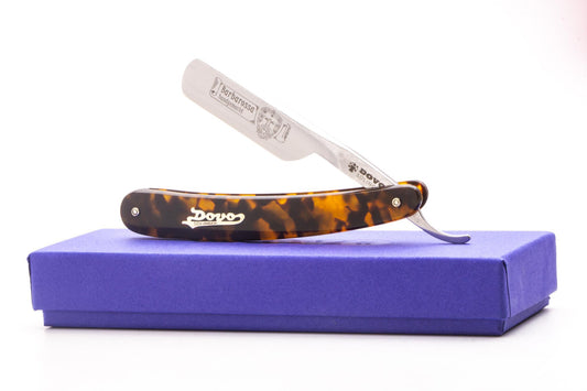 5\8" DOVO Barbarossa Short Round Tip Swedish Steel Hollow Ground Straight Razor