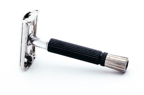 1966 Gillette Black Handle DE Super Speed Safety Razor L4 | Nickel Revamp